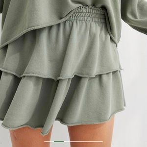 NWT Aerie Weekend Ruffle Skirt